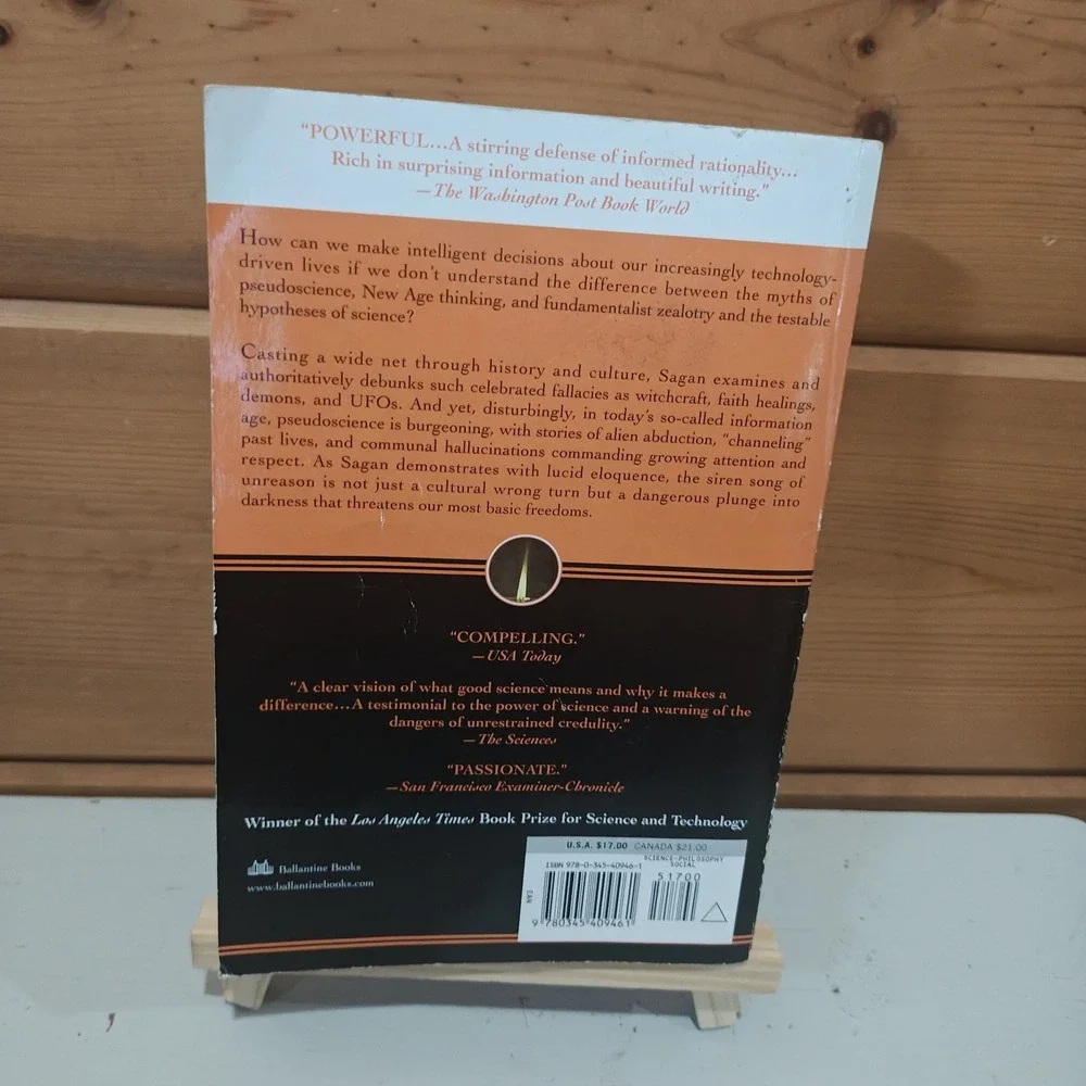Carl Sagan Demon-Haunted World 9780345409461 1st Edition 1997 Trade Paperback